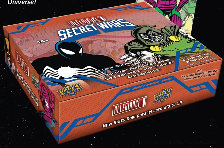 2024 Upper Deck Marvel Allegiance Secret Wars 1984 Hobby Box