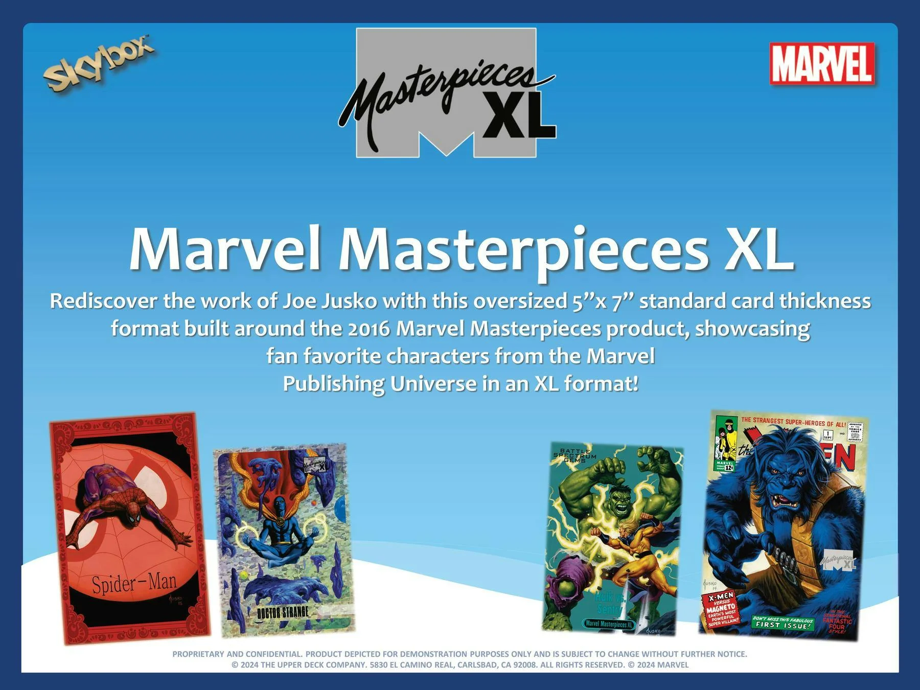 2024 Upper Deck Marvel Masterpieces XL Hobby Box - Image 4