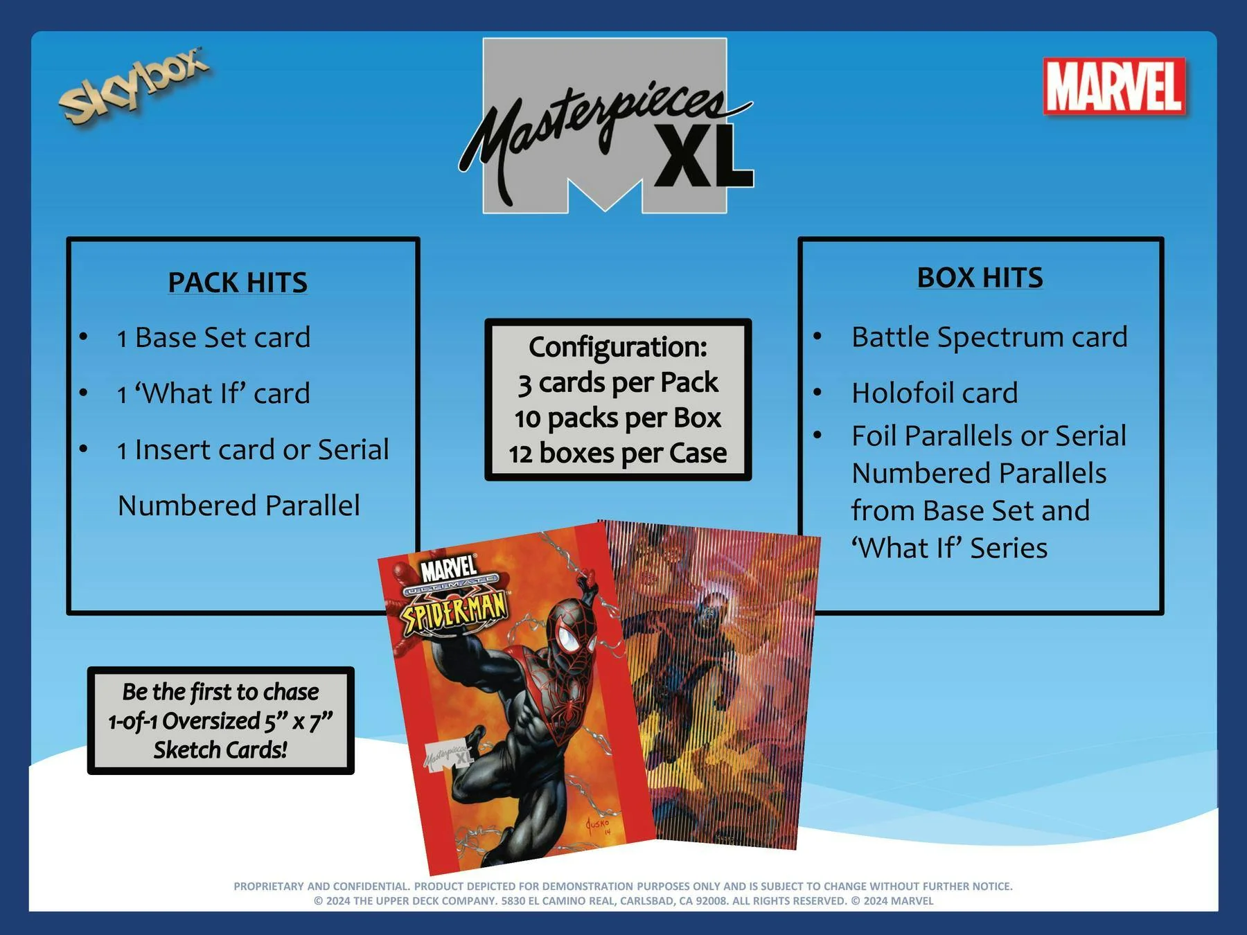 2024 Upper Deck Marvel Masterpieces XL Hobby Box - Image 5