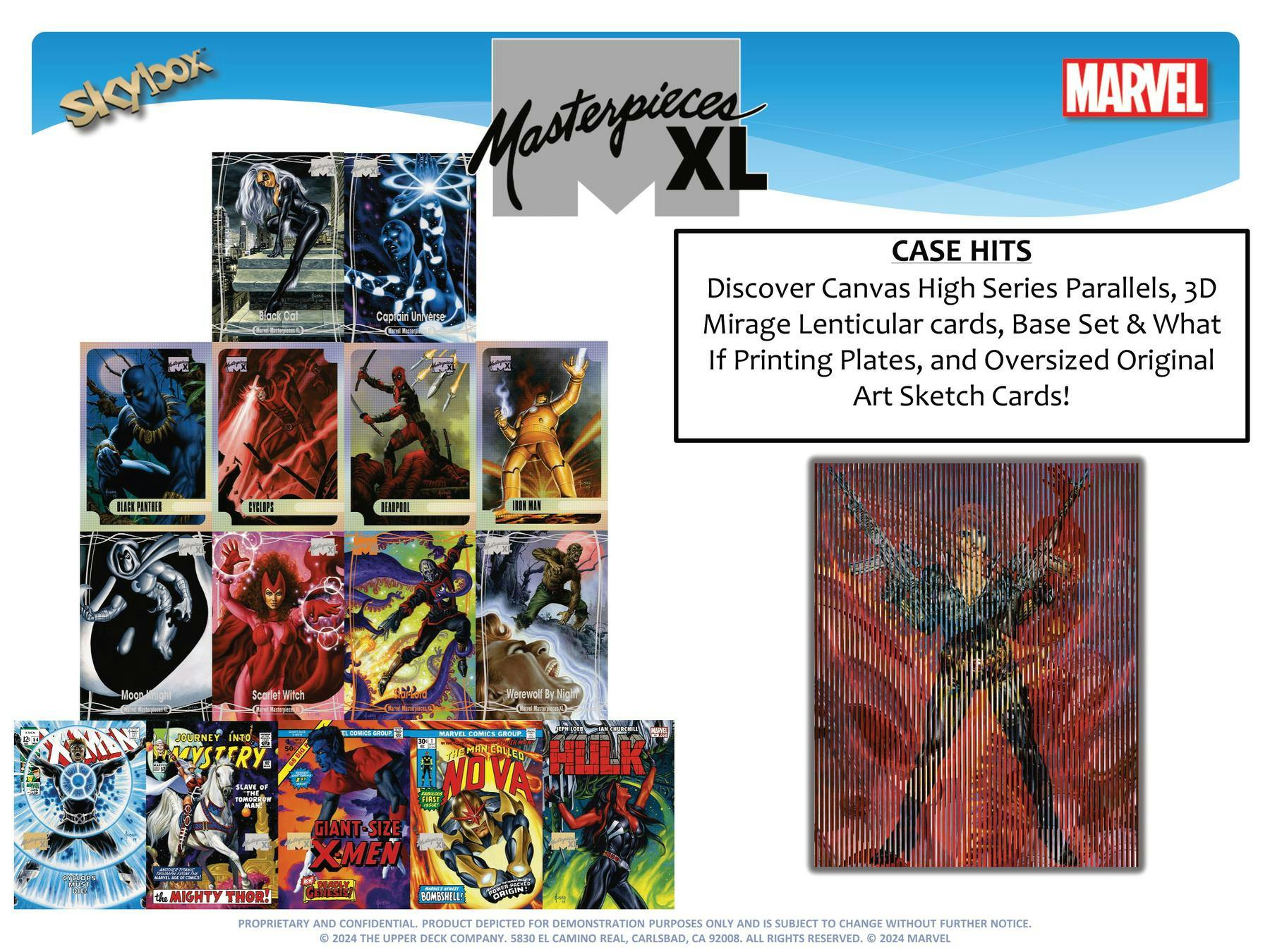 2024 Upper Deck Marvel Masterpieces XL Hobby Box - Image 7