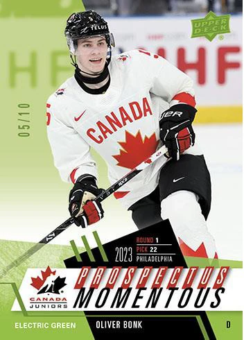 2024 Upper Deck Team Canada Juniors Hockey Hobby Case (Case of 12 boxes) - Image 3