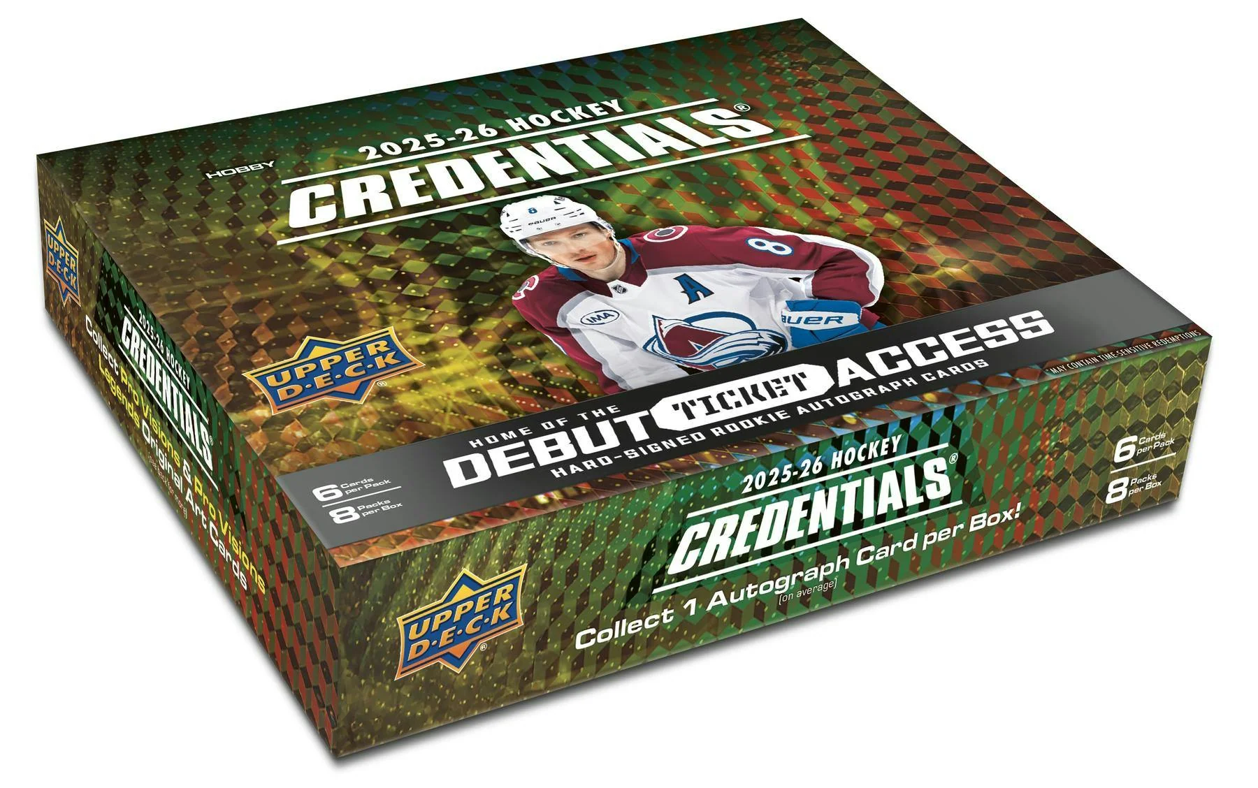 2025-26 Upper Deck Credentials Hockey Hobby Box