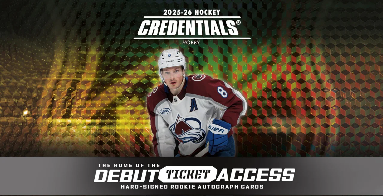 2025-26 Upper Deck Credentials Hockey Hobby Inner Case (Inner Case of 10 Boxes)