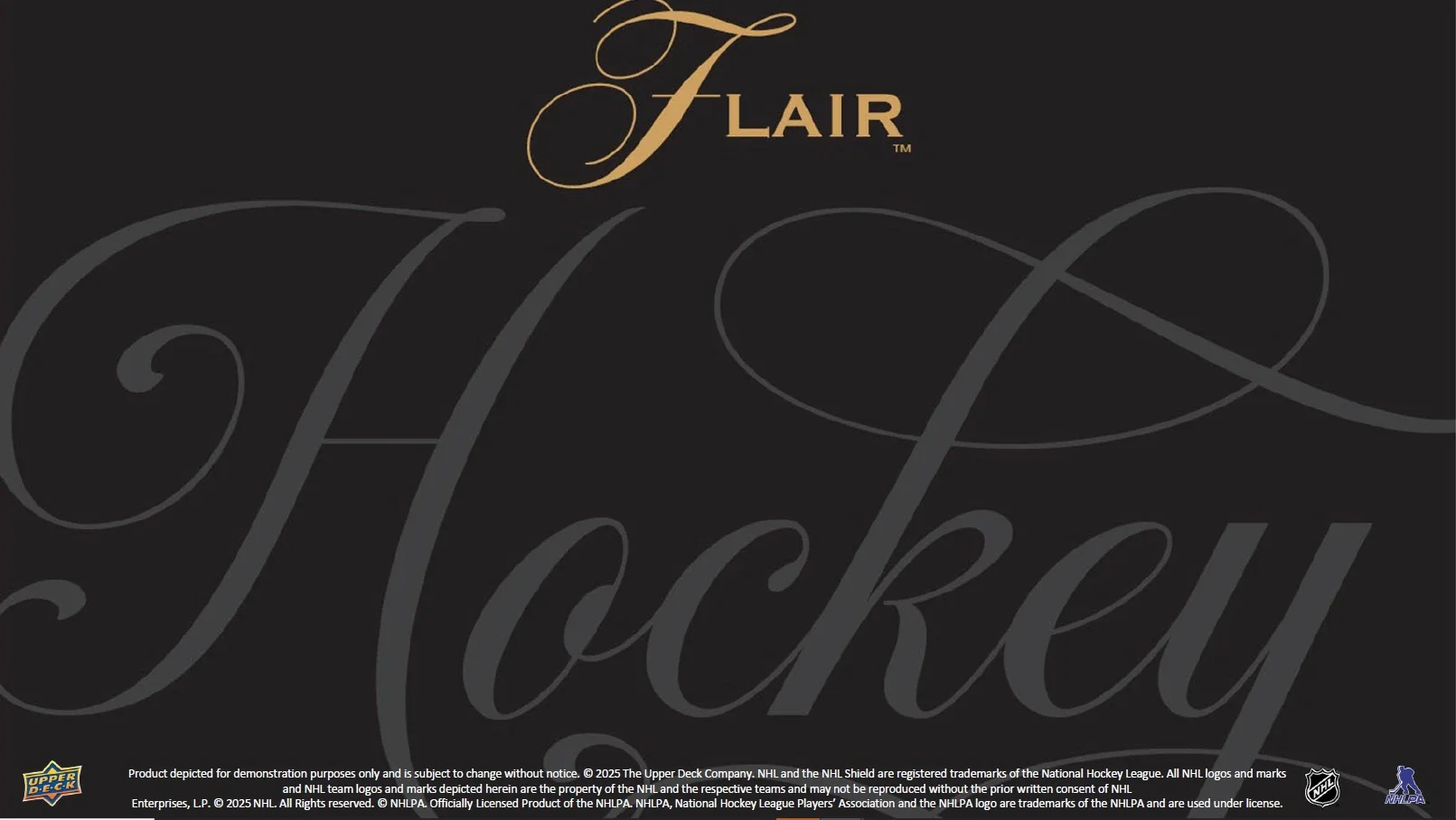 2025-26 Upper Deck Flair Hockey Hobby Case (Case of 10 Boxes)