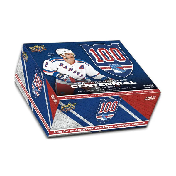 2025-26 Upper Deck NY Rangers Centennial Hockey Box Set