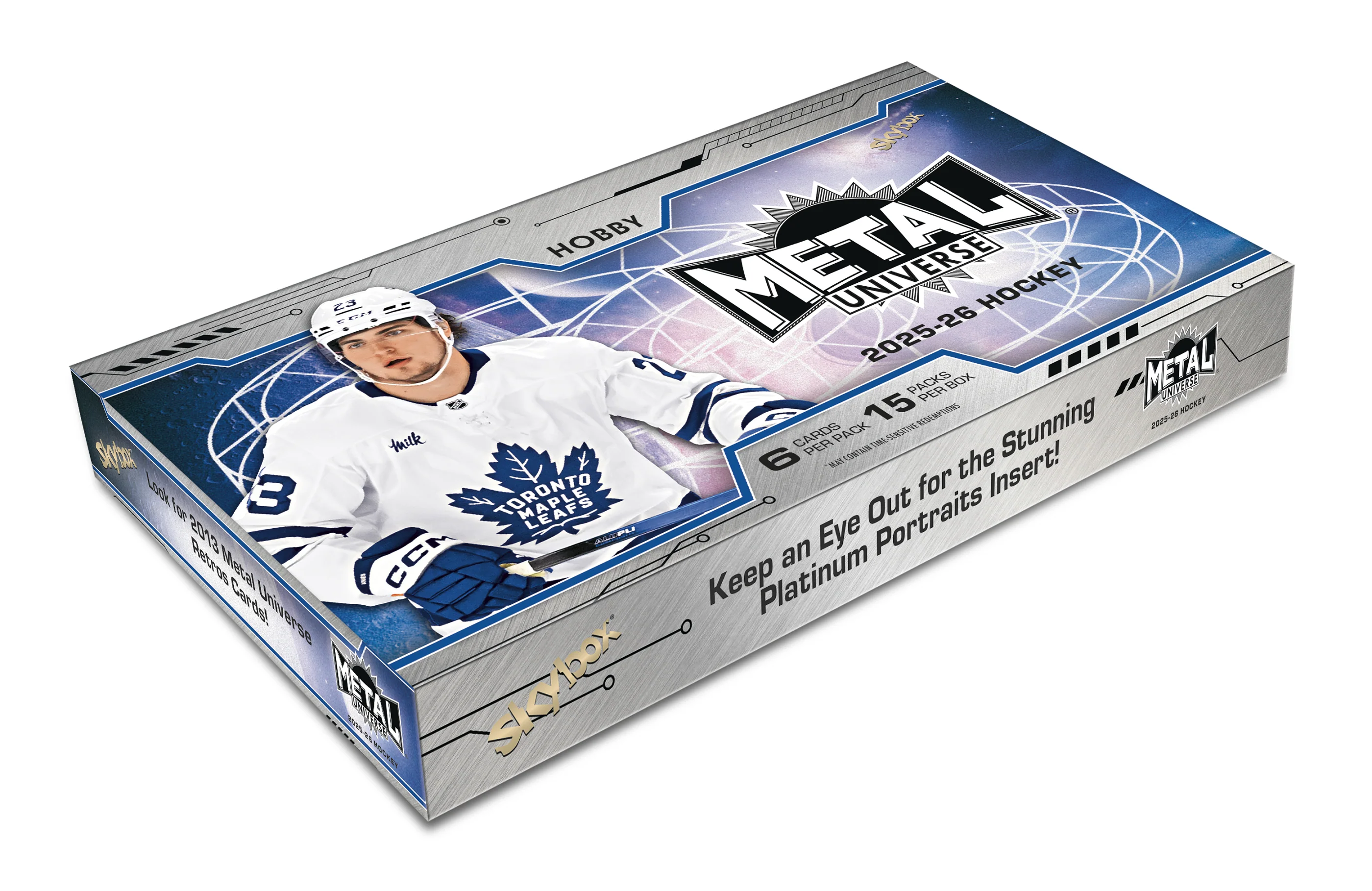 2025-26 Upper Deck Skybox Metal Universe Hockey Hobby Pack - Image 2