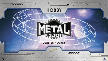 2025-26 Upper Deck Skybox Metal Universe Hockey Hobby Case (Case of 16 boxes)