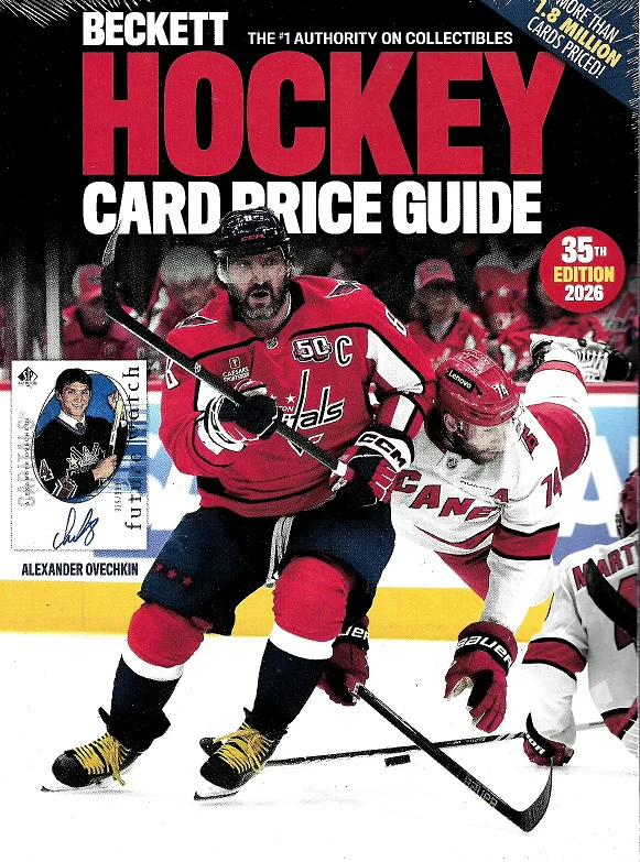 2025 Beckett Hockey Card Annual Price Guide 35th Edition