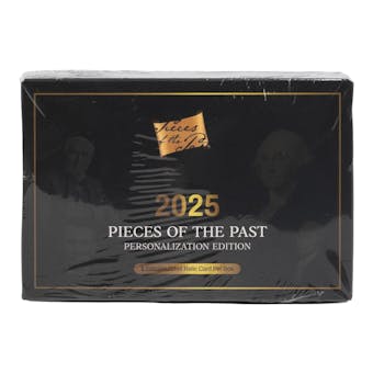 2025 Keepsake Pieces of the Past Personalization Edition Hobby Box