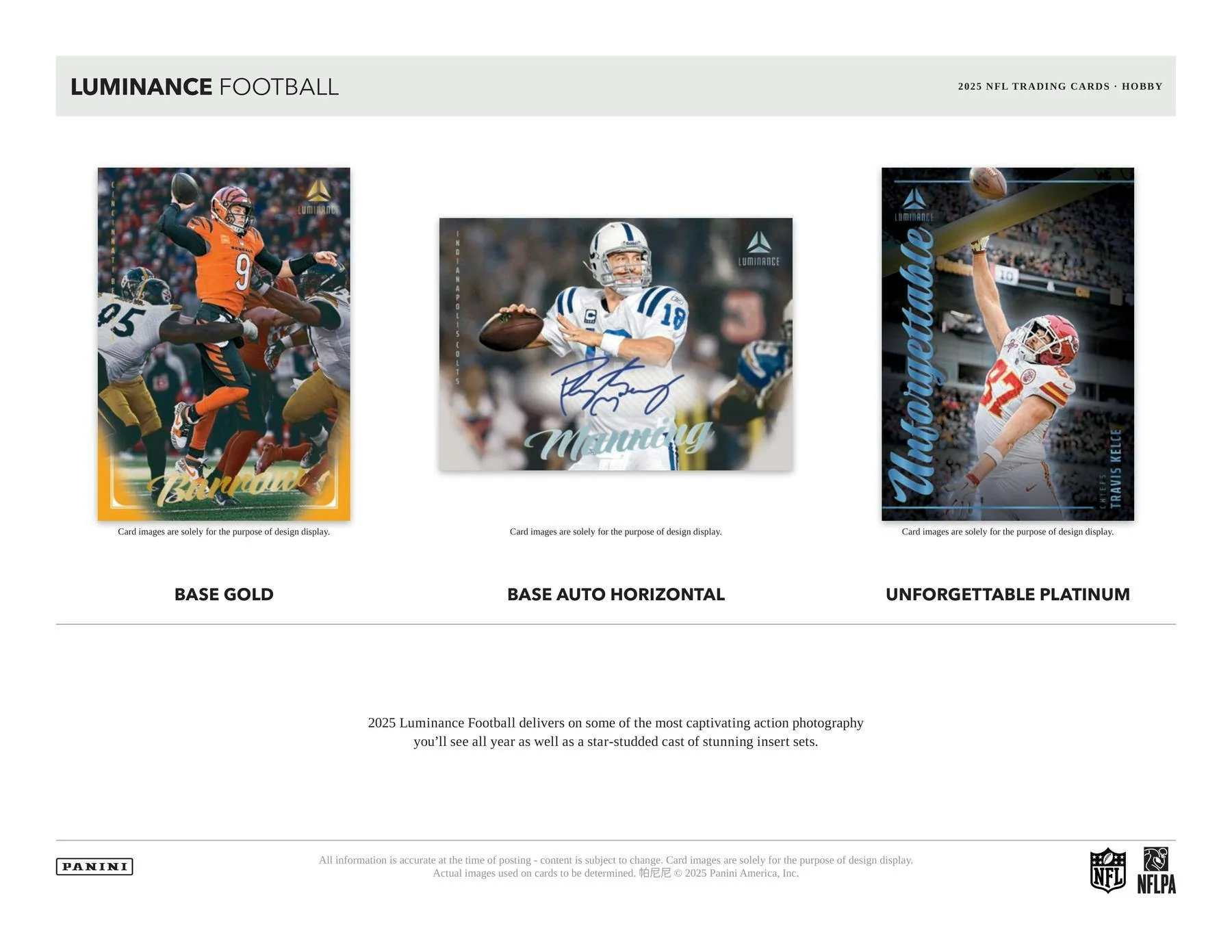 2025 Panini Luminance Football Hobby Box - Image 3