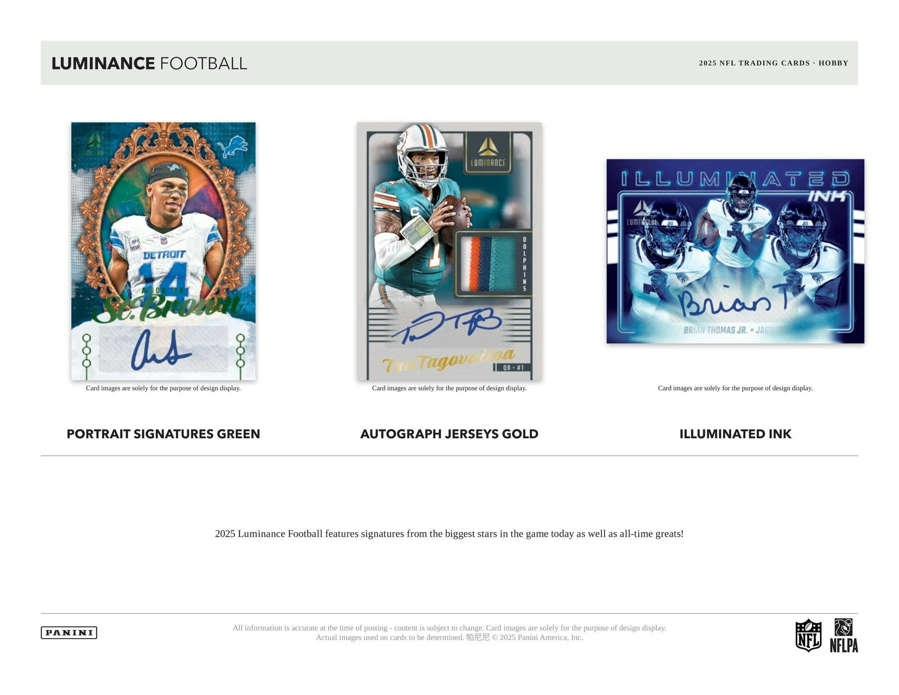 2025 Panini Luminance Football Hobby Box - Image 4
