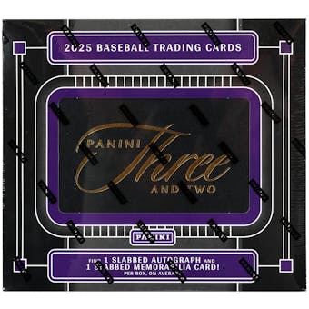 2025 Panini Three And Two Baseball Hobby Box
