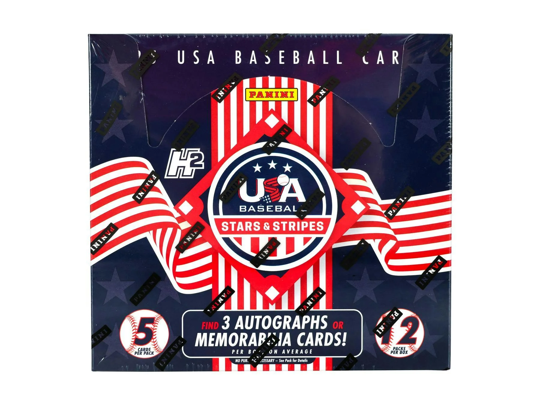 2025 Panini USA Stars and Stripes H2 Baseball Hobby Box