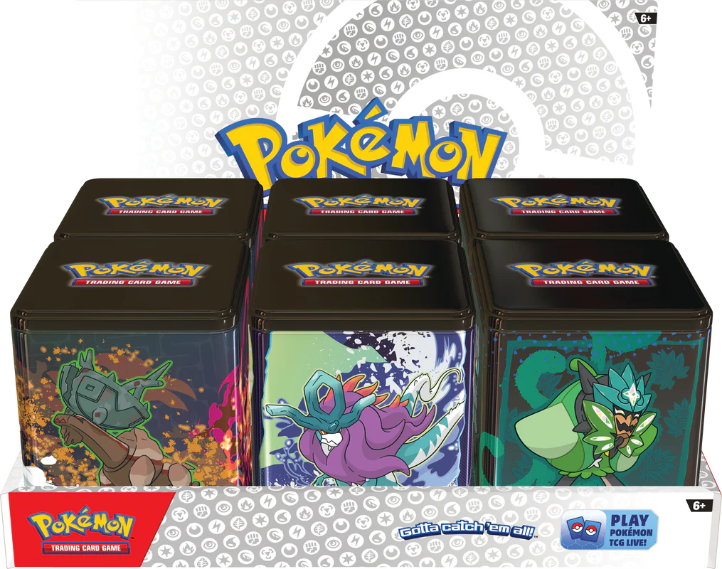 2025 Pokemon Stacking Tins Q1 Set of 3