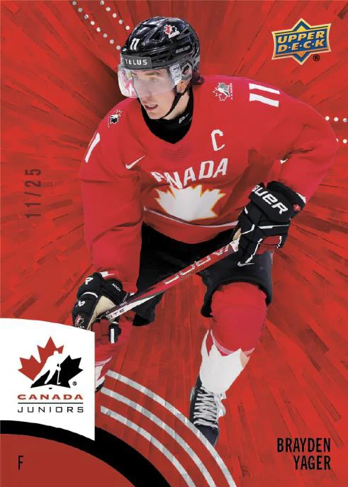 2025 Upper Deck Team Canada Juniors Hockey Hobby Case - Image 3