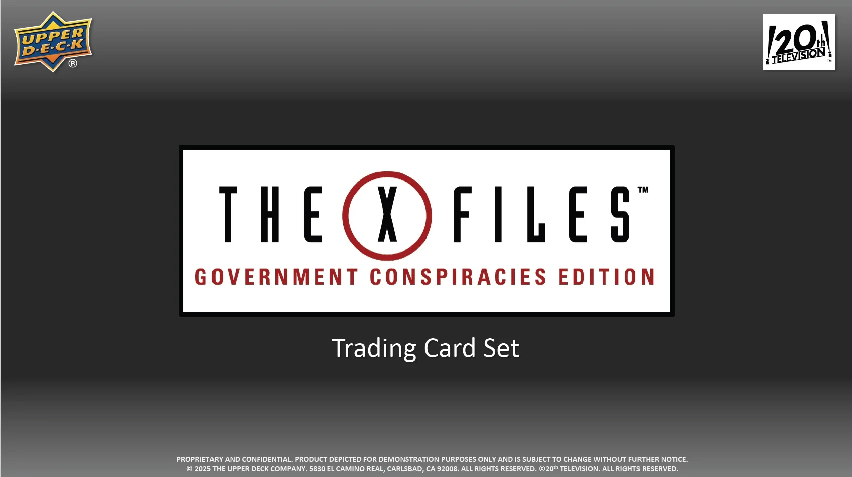 2025 Upper Deck The X-Files Government Conspiracies Edition Hobby Box - Image 8