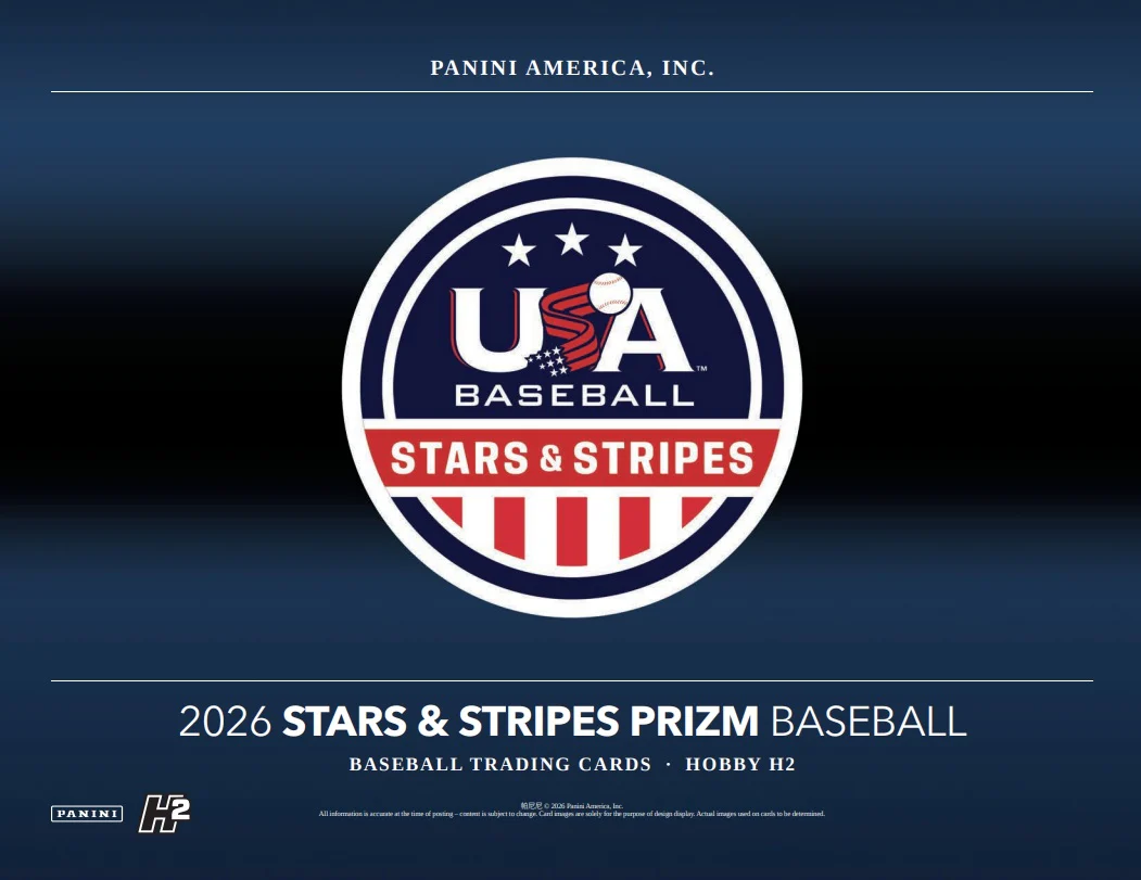 2026 Panini Prizm USA Stars & Stripes H2 Baseball Hobby Box
