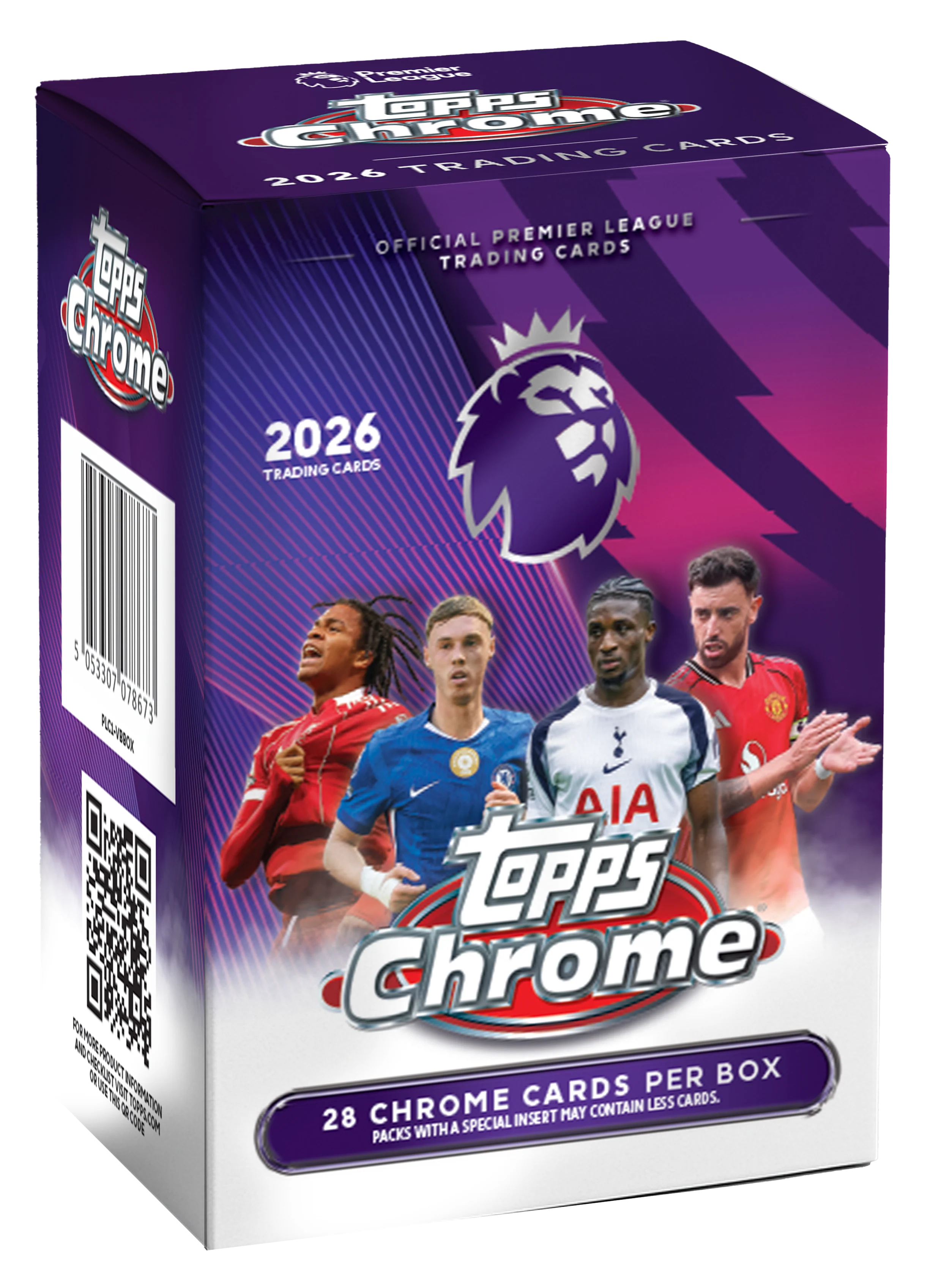 2026 Topps Chrome Soccer Premier League Blaster Box