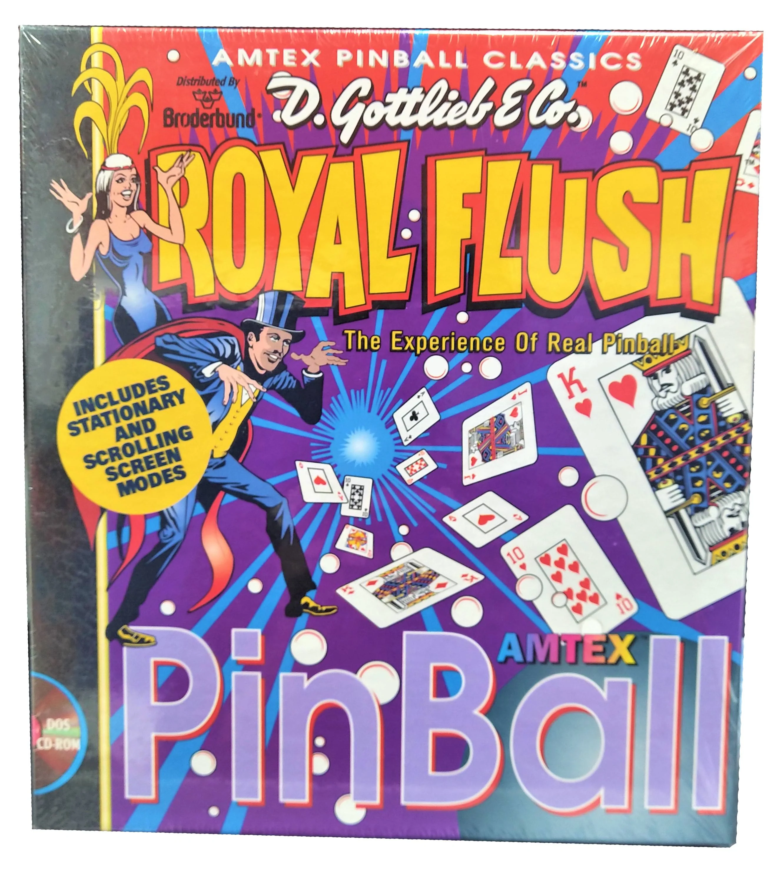 Amtek  D.Gottlieb & Co Royal Flush Classic Digital Pinball Box - Image 3