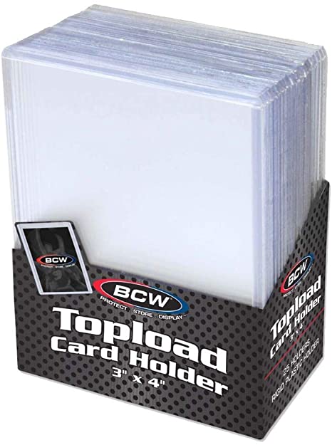 BCW Toploader 3" X 4" (138 PT)