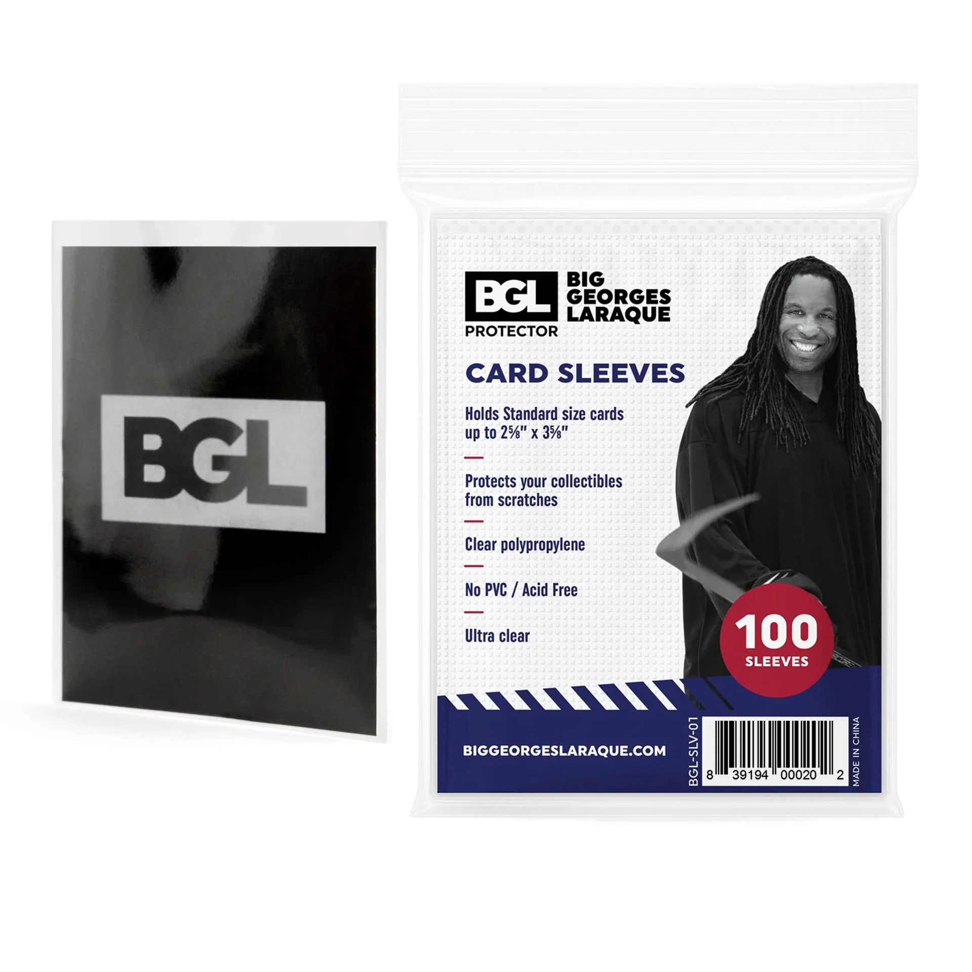 BIG GEORGES LARAQUE Card Sleeves (Lot of 5)
