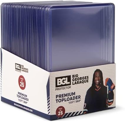 BIG GEORGES LARAQUE Premium Toploaders 3 x 4 (100pt) (Lot of 2)