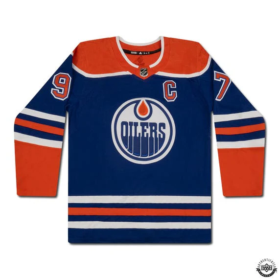 Connor McDavid Autographed Royal Blue Adidas Edmonton Oilers Jersey - Image 2