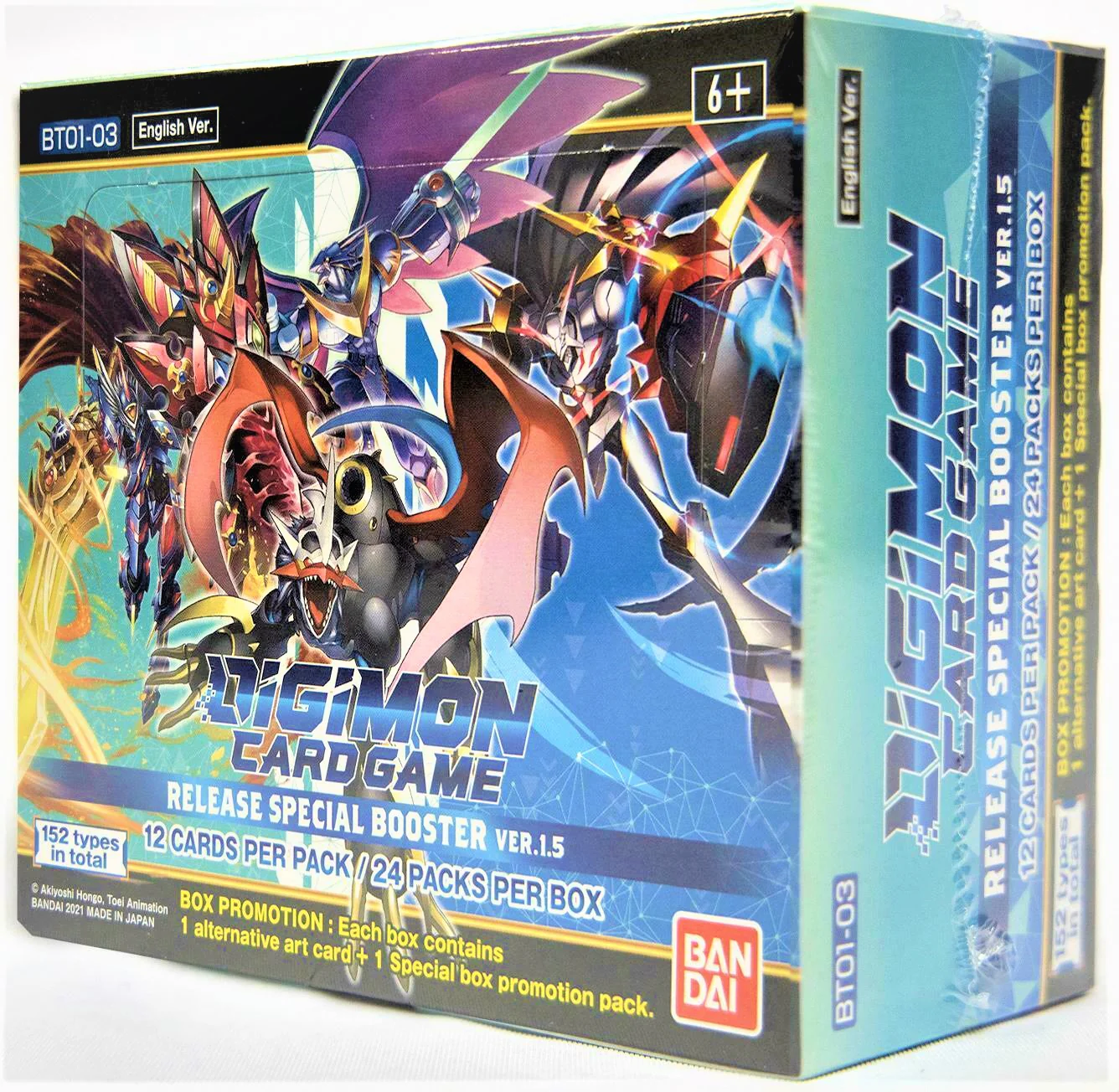 Digimon Card Game Release Special Version 1.5 Booster Box + 2 FREE Ver.1.5 Dash Packs - Image 3