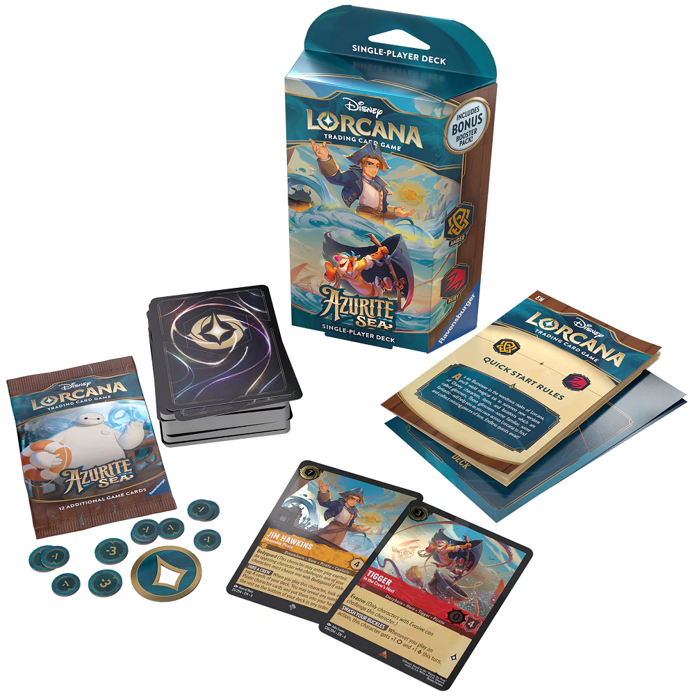 Disney Lorcana Azurite Sea Starter Decks (Set Of 2)