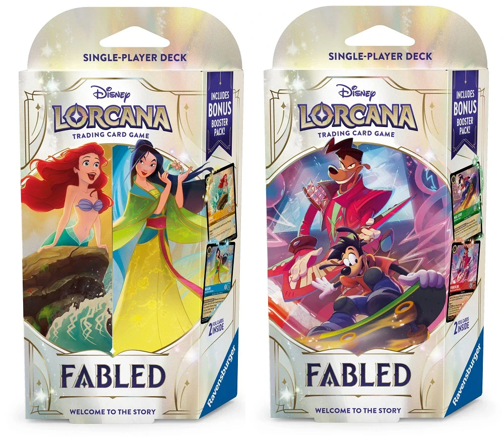 Disney Lorcana Fable Starter Deck Box (Set of 2)