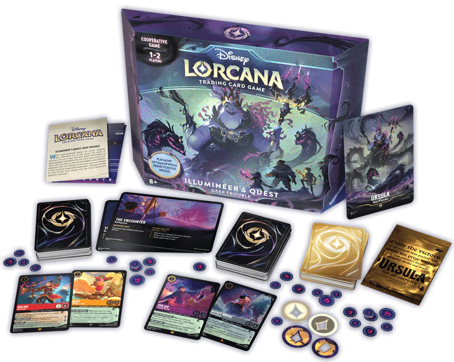 Disney Lorcana Illumineers Quest Deep Trouble Box