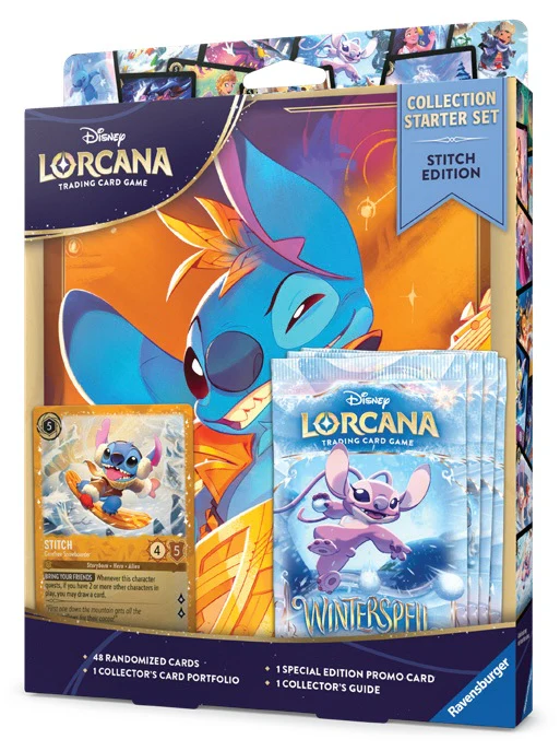Disney Lorcana Winterspell Stitch Edition Collection Starter Set