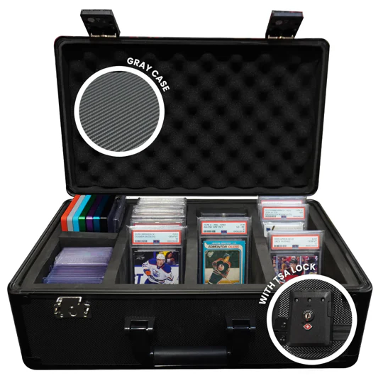 Evoretro XL Aluminum Gray Case With TSA Lock (4-Rows )(Oversize Item)