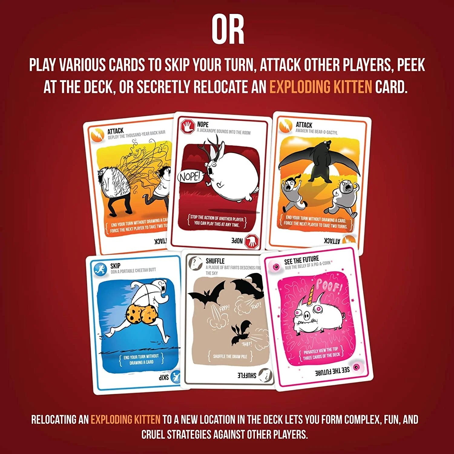Exploding Kittens Card Game: Original Edition - Image 6