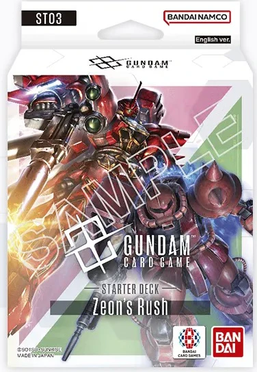 Gundam Card Game Zeon's Rush Starter Deck ST-03