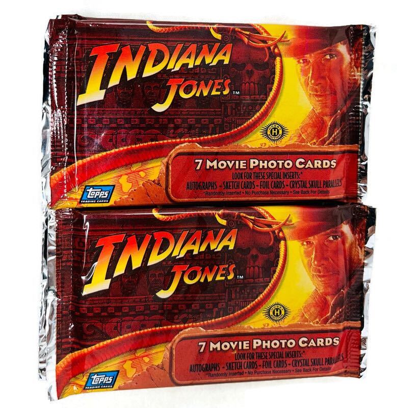 Indiana Jones Kingdom of the Crystal Skull Trading Card Pack ( Lot of 11 Packs)