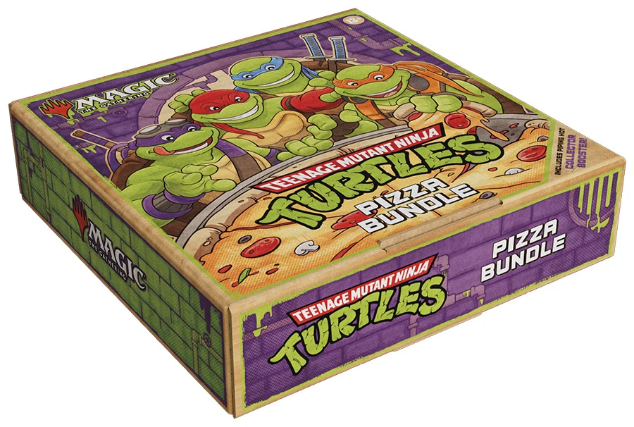 Magic The Gathering Teenage Mutant Ninja Turtles Pizza Bundle Box