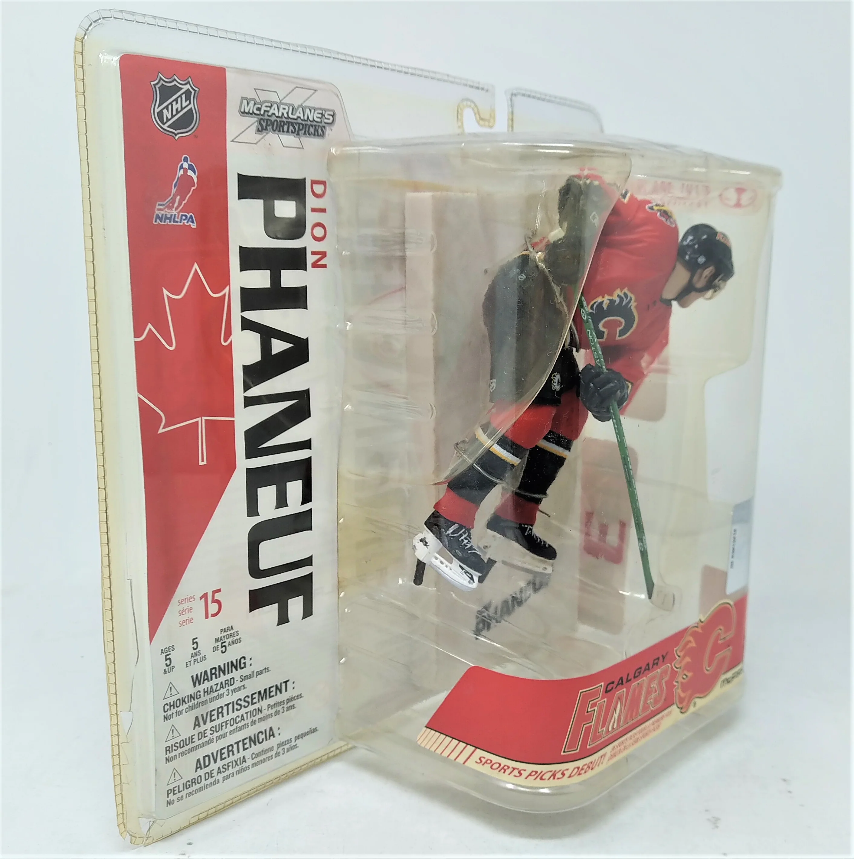 McFarlane Sportpicks Dion Phaneuf Calgary Flames Series 15 6" Player Figurine - Image 4