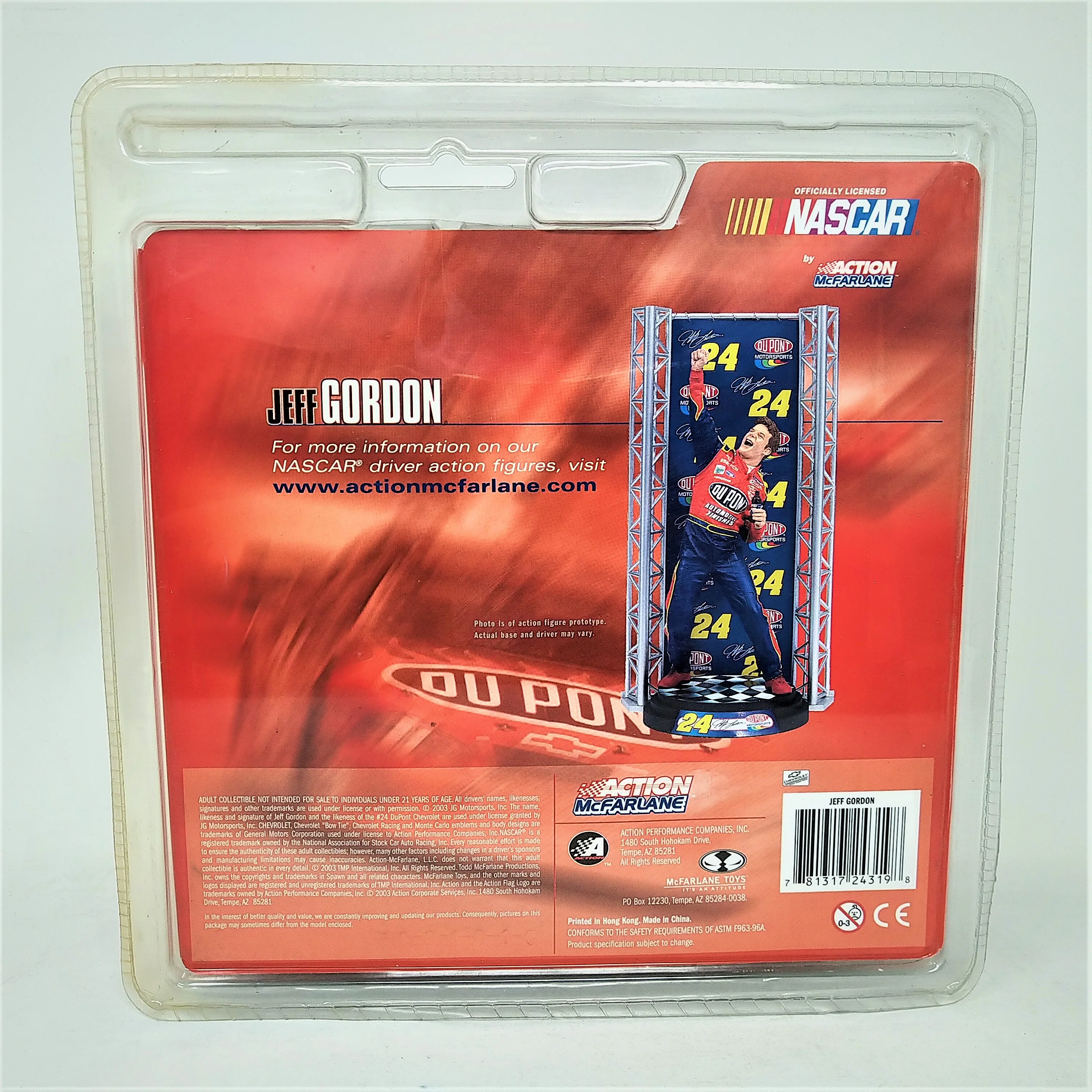 Nascar Jeff Gordon #24 Action McFarlane Mature Collector's Limited Edition 1 Figurine (LAST PIECE!) - Image 5