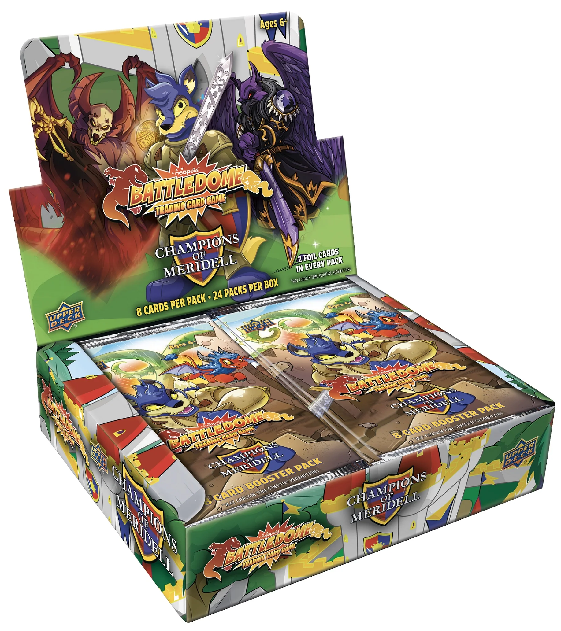 Neopets Battledome Champions Of Meridell Booster Box