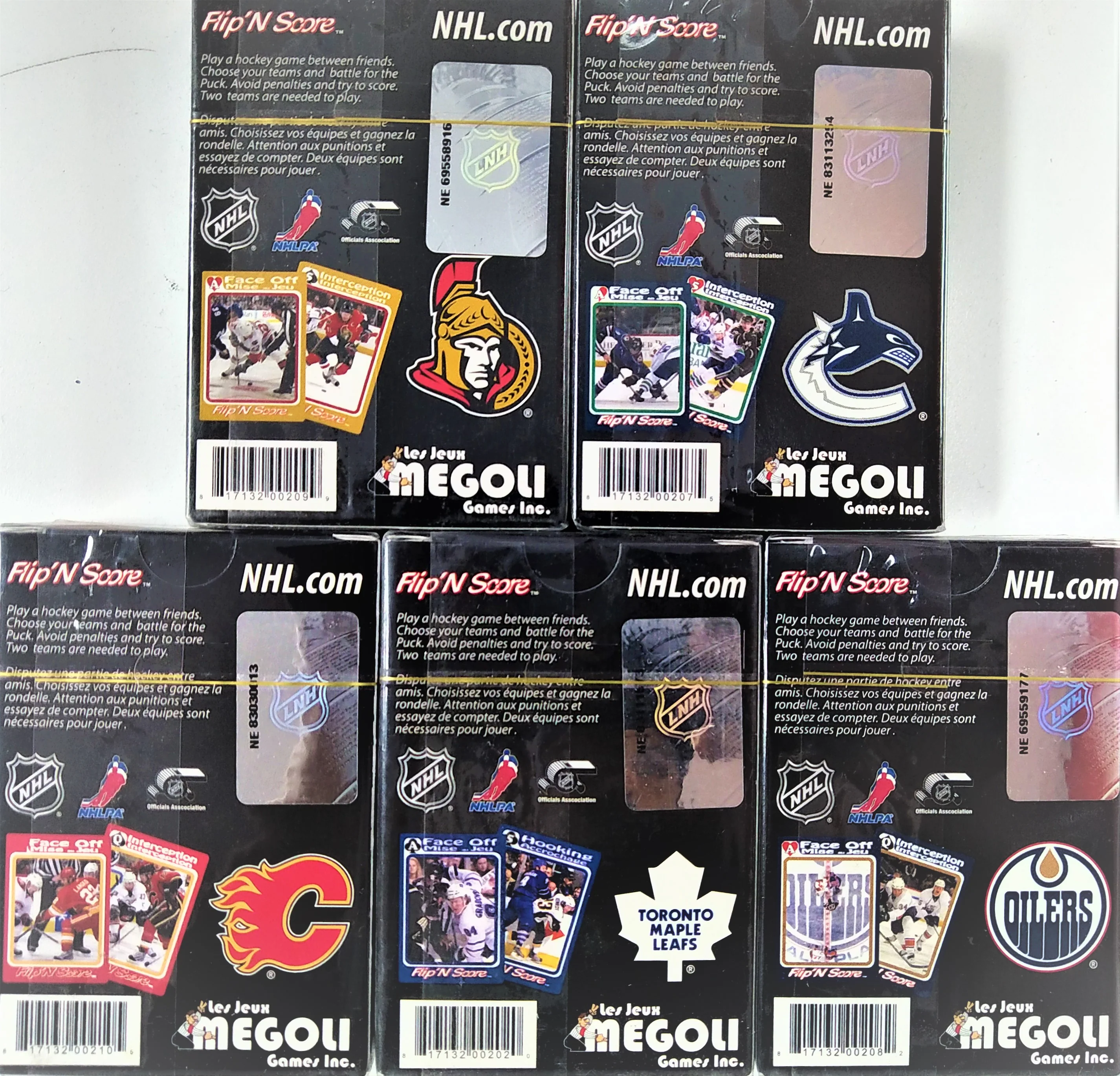 NHL Flip & Score Hockey Card Game Pack - Image 6