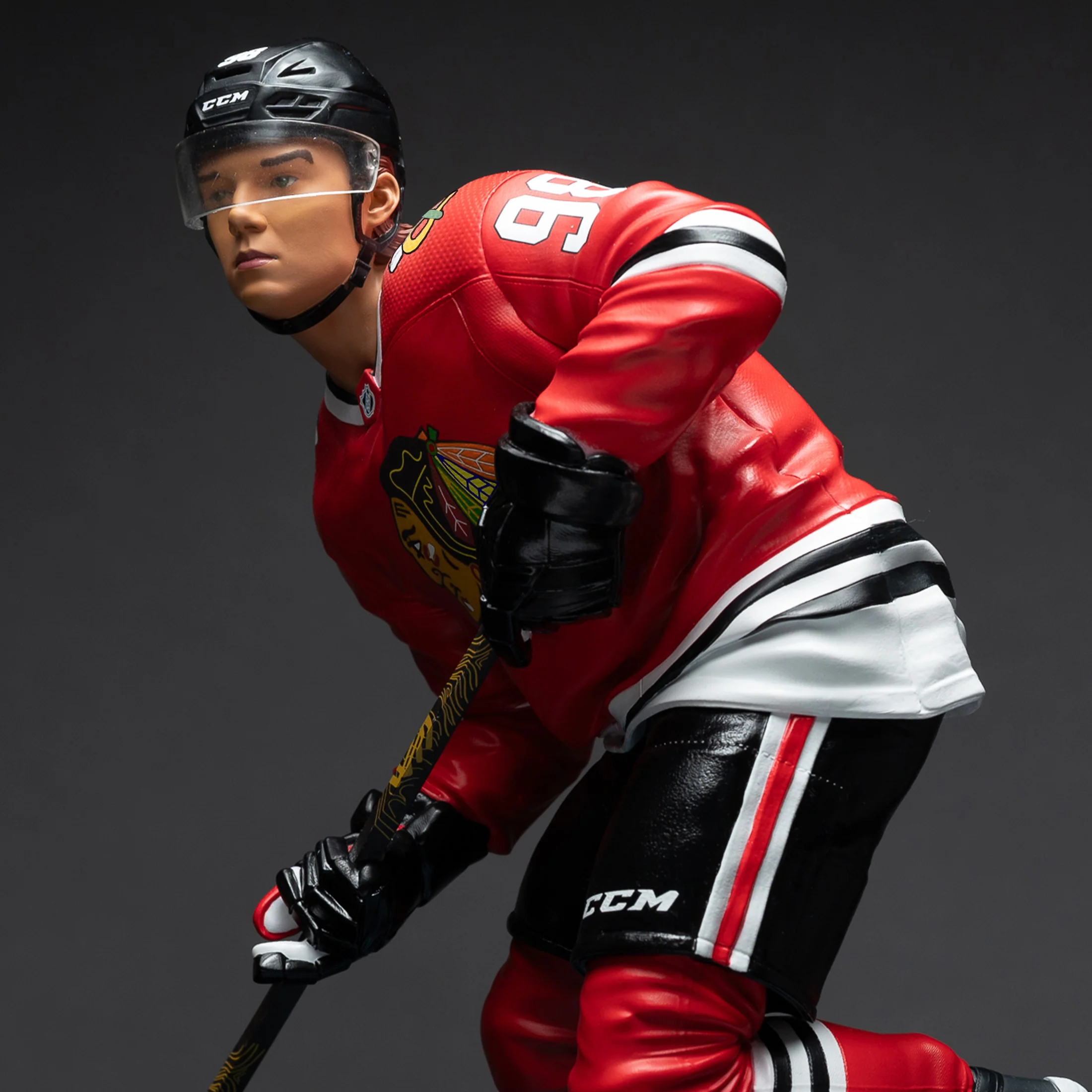 NHL Resin Statue Conner Bedard Chicago BlackHawks Limited Edition (Numbered to 300) - Image 4