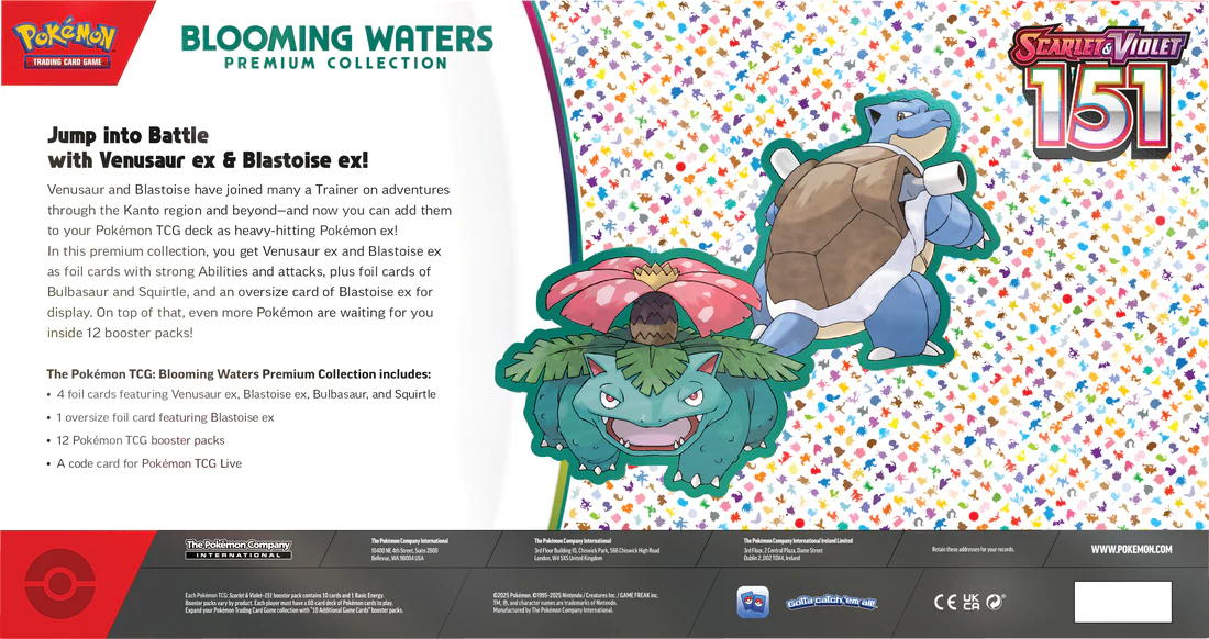 Pokémon 151 Blooming Waters Premium Collection Box (PICK-UP in STORE ONLY) - Image 2