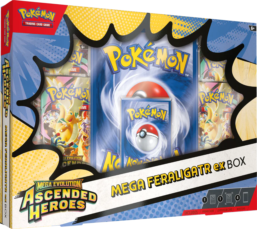Pokemon Ascended Heroes Mega Meganium/Embore/Feraligatr EX - Image 2
