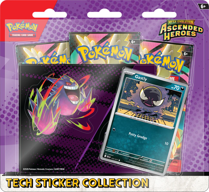 Pokemon Ascended Heroes Tech Sticker Collection Blister