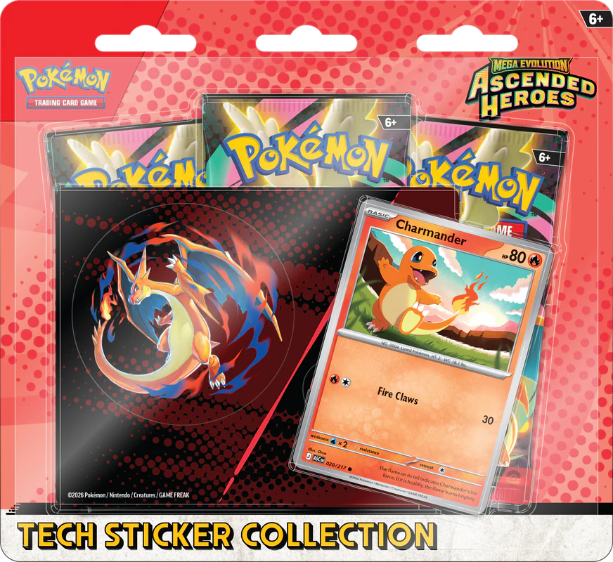 Pokemon Ascended Heroes Tech Sticker Collection Blister - Image 2