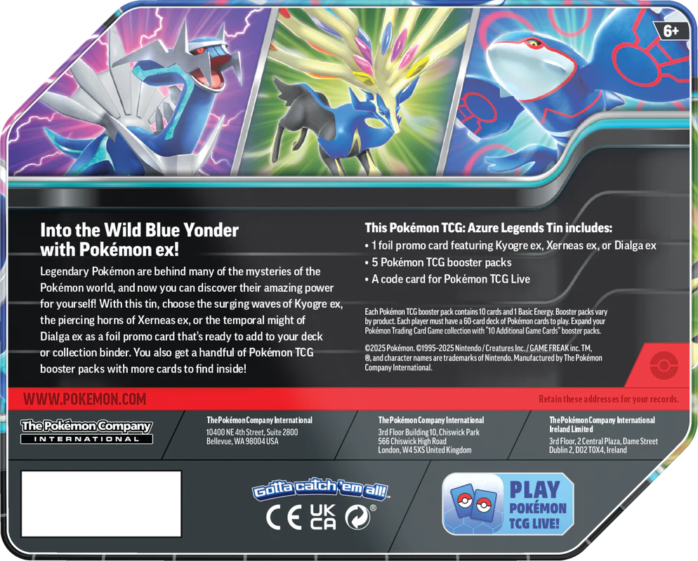 Pokemon Azure Legends Tins - Image 4