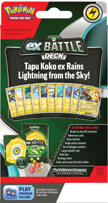 Pokemon Battle Deck Tapu Koko/Iron Leaves EX - Image 3
