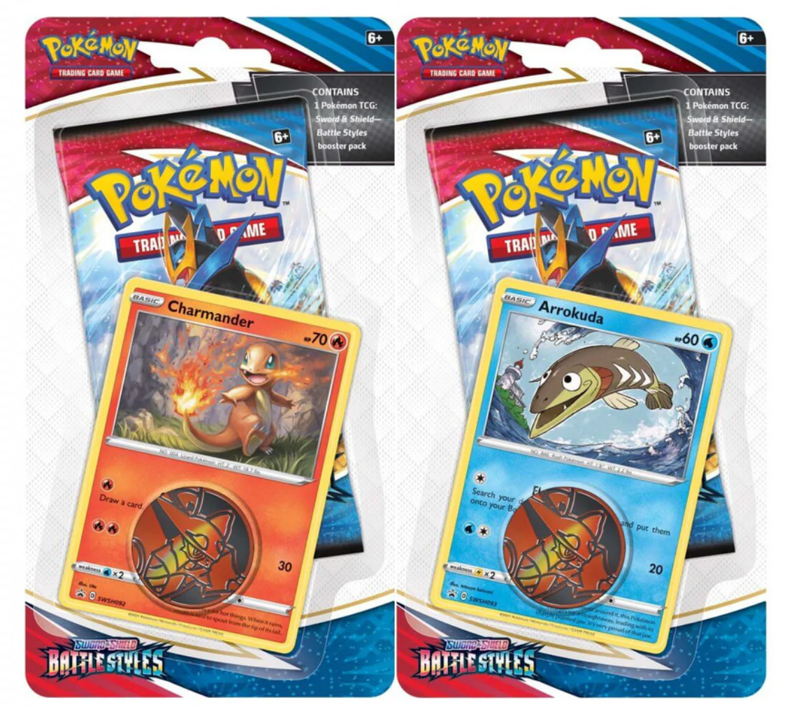 Pokemon Battle Styles Checklane Blister Packs (Set of 2)