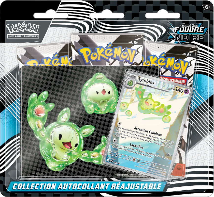 Pokemon Black Bolt Tech Sticker Collection Blister (French)